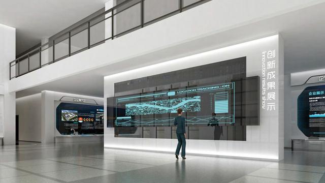 企業多行業領域運用多媒體廣州展廳設計公司